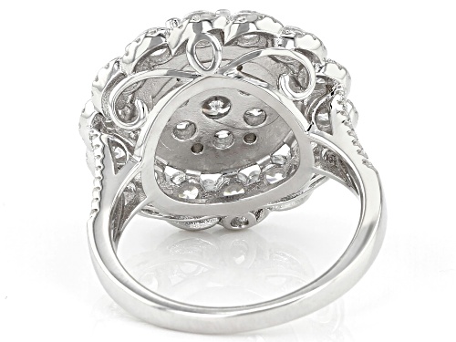 Bella Luce ® 4.65ctw Rhodium Over Sterling Silver Ring - Size 7