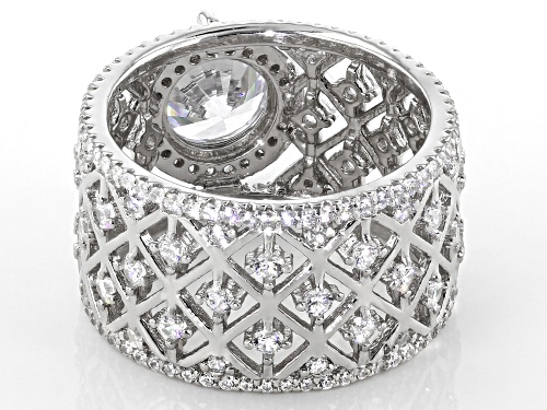Bella Luce ® 6.00ctw Rhodium Over Sterling Silver Ring - Size 7