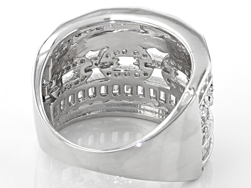 Bella Luce ® 2.71ctw Rhodium Over Sterling Silver Ring - Size 6