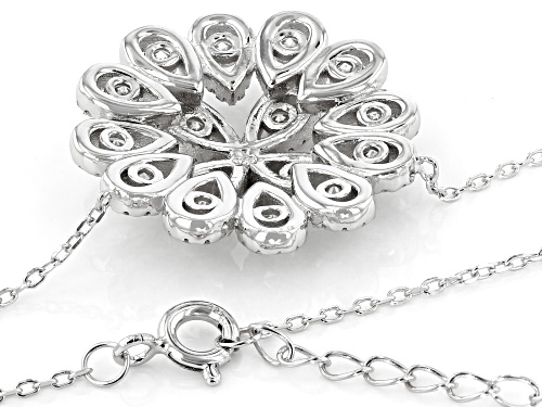 Bella Luce ® 2.60ctw Rhodium Over Sterling Silver Necklace - Size 18