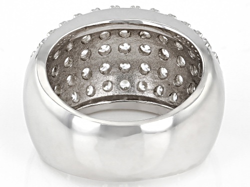 Bella Luce ® 5.64ctw Platinum Over Sterling Silver Ring - Size 5