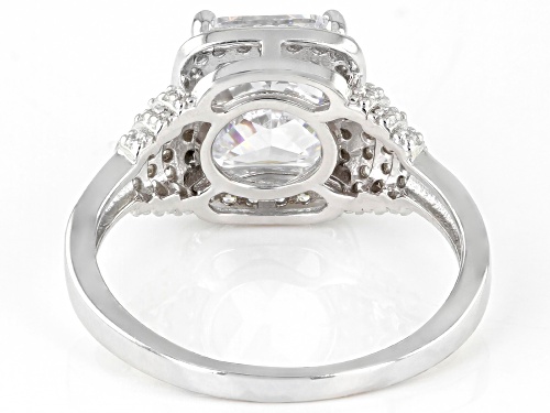 Bella Luce ® 5.07ctw Rhodium Over Sterling Silver Ring - Size 8