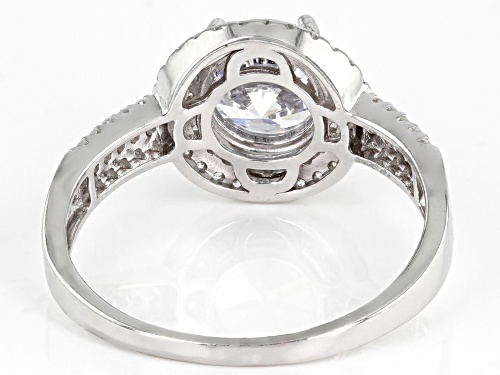 Bella Luce ® 4.26ctw Rhodium Over Sterling Silver Ring - Size 10