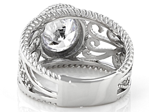 Bella Luce ® 4.15ctw Rhodium Over Sterling Silver Ring - Size 7