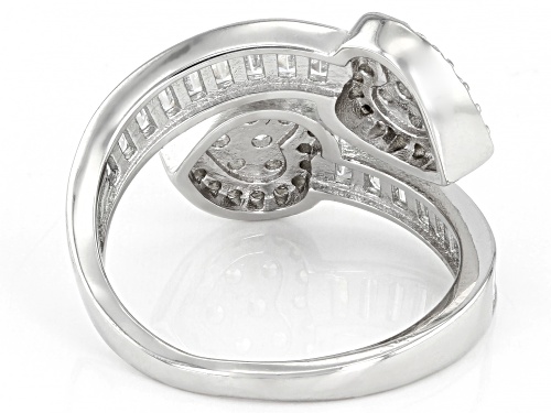 Bella Luce ® 4.44ctw Rhodium Over Sterling Silver Ring - Size 5