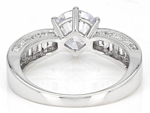Bella Luce ® 5.38ctw Rhodium Over Sterling Silver Ring (3.26ctw DEW) - Size 8