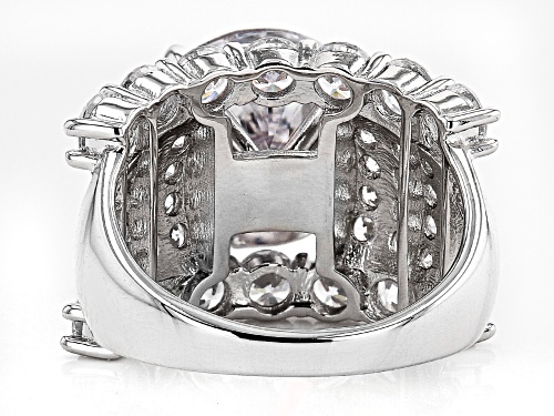 Bella Luce ® 15.65ctw Rhodium Over Sterling Silver Ring - Size 11