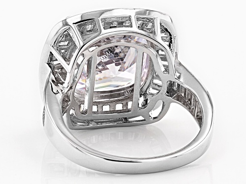 Bella Luce ® 11.50ctw Rhodium Over Sterling Silver Ring - Size 7