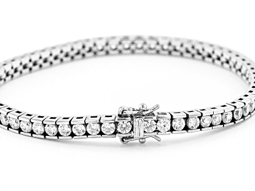 Bella Luce ® 6.40ctw Platinum Over Sterling Silver Bracelet - Size 7.25