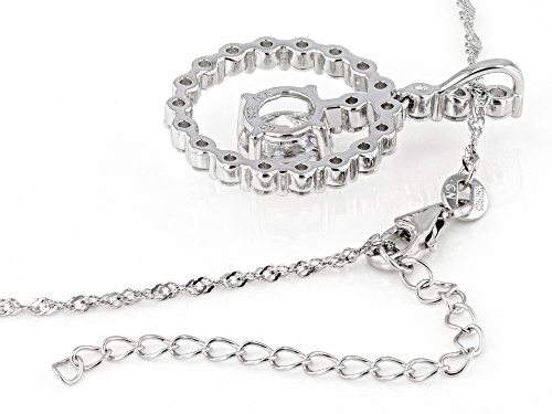 Bella Luce® 5.31ctw Rhodium Over Silver Pendant With Chain