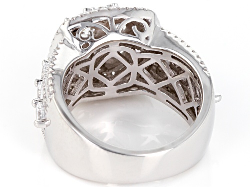 Bella Luce® 4.40ctw Rhodium Over Sterling Silver Ring - Size 12