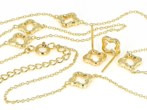 Bella Luce ® 1.40CTW White Diamond Simulant Eterno ™ Yellow Necklace & Earrings Set