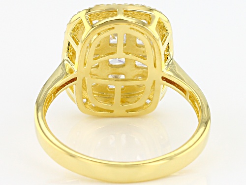 Bella Luce ® 3.03CTW White Diamond Simulant Eterno ™ Yellow Ring (1.90CTW DEW) - Size 6