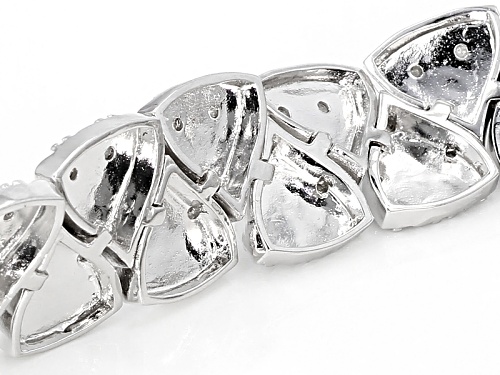 Emulous™ 1.00ctw Round White Diamond Rhodium Over Brass Necklace - Size 18
