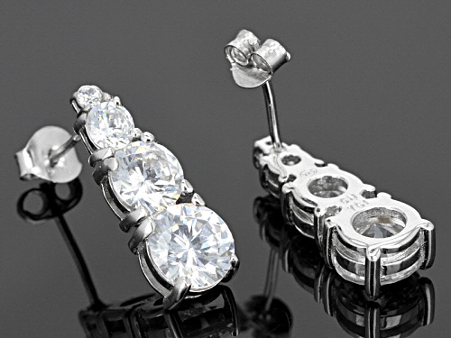 Bella Luce® 27.70ctw Round Rhodium Over Silver Earrings, Pendant & Chain, Bracelet & Ring