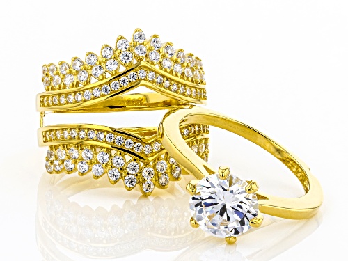 Bella Luce ® 5.35ctw Eterno ™ Yellow Ring With Guard - Size 6