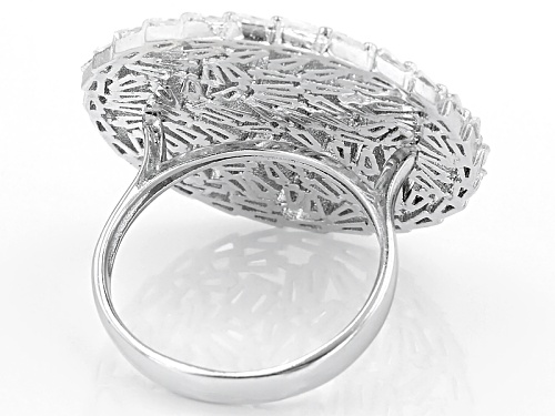 Bella Luce ® 4.00ctw Rhodium Over Sterling Silver Ring - Size 7
