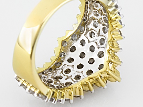 2.50ctw Round White Diamond 10k Yellow Gold Ring - Size 6