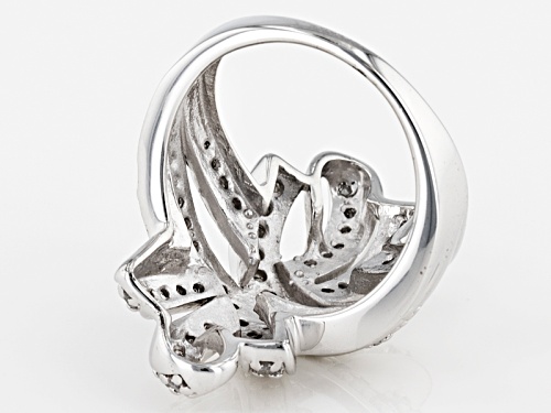 Emulous™ 1.00ctw Round Diamond Rhodium Over Brass Ring - Size 7
