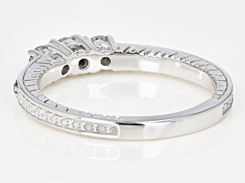 .50ctw Round White Diamond 14k White Gold Ring - Size 7