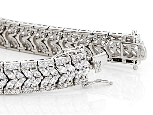 Bella Luce ® 21.12ctw Rhodium Over Sterling Silver Bracelet - Size 7.25