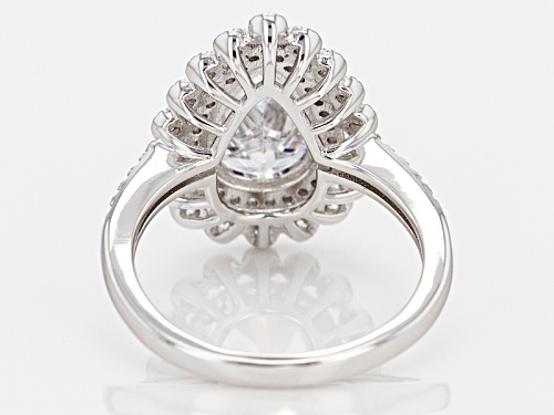 Bella Luce ® 5.85ctw Rhodium Over Sterling Silver Ring - Size 10
