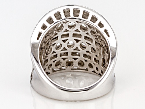 Bella Luce® 4.20ctw Rhodium Over Sterling Silver Ring - Size 6