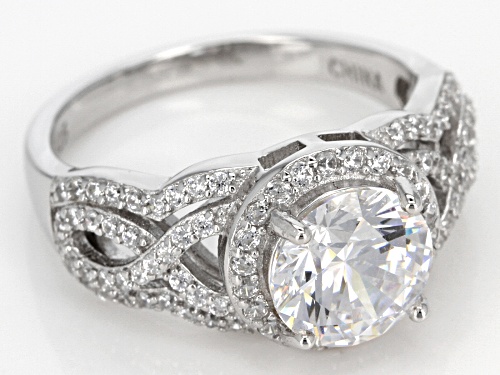 Bella Luce® 11.29ctw Rhodium Over Sterling Silver Ring and Earrings