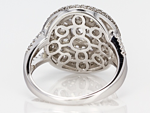 Bella Luce® 5.71ctw Rhodium Over Sterling Silver Ring - Size 5