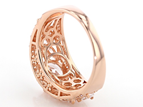Bella Luce ® 4.06CTW White Diamond Simulant Eterno ™ Rose Ring - Size 8