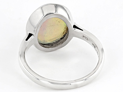 2.00ctw White Ethiopian Opal Sterling Silver Ring - Size 7