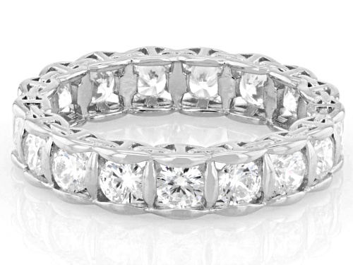 Bella Luce® 4.08ctw White Diamond Simulant Platinum Over Sterling Silver Ring(2.47ctw DEW) - Size 7