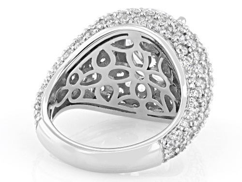 Bella Luce® 13.91ctw White Diamond Simulant Platinum Over Sterling Silver Ring - Size 7