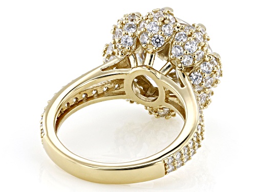 Bella Luce® 17.85ctw White Diamond Simulant Eterno™ Yellow Flower Ring(10.81ctw DEW) - Size 7