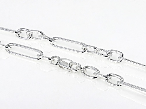 Sterling Silver 4.5mm 3+1 Link 20 Inch Chain - Size 20