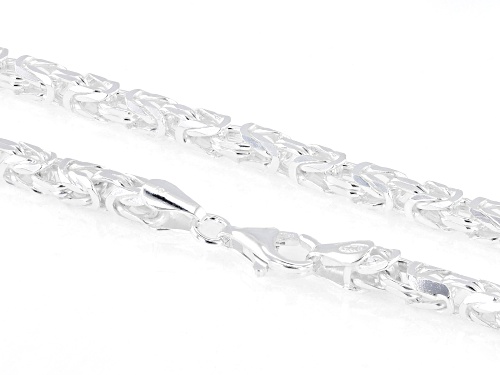 Sterling Silver Square Byzantine 20