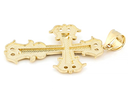 10k Yellow Gold Cross Pendant