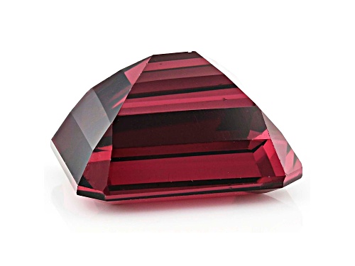 Umba River rhodolite garnet min 6.75ct 11x9mm emerald cut