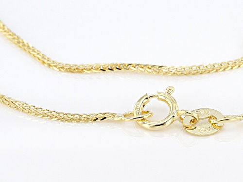 Splendido Oro™ 14K Yellow Gold 0.9MM Diamond-Cut Spiga Chain - Size 20