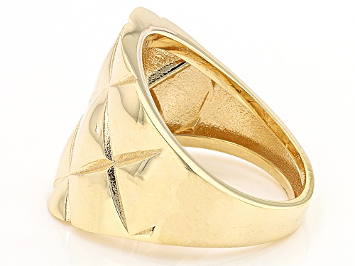 Splendido Oro™ 14K Yellow Gold Rombo Graduated Band Ring - Size 8