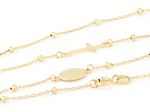 Stefano Oro® 14k Yellow Gold 1.8mm Rosary Style Necklace - Size 20
