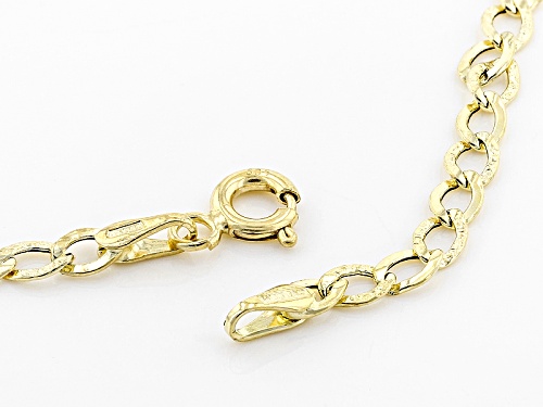 Splendido Oro™ 14k Yellow Gold Glitter Grumette 7 1/2 Inch Bracelet - Size 7.5