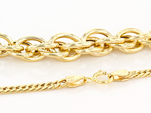 Splendido Oro™ 14k Yellow Gold Twisted Silk 20 Inch Necklace - Size 20