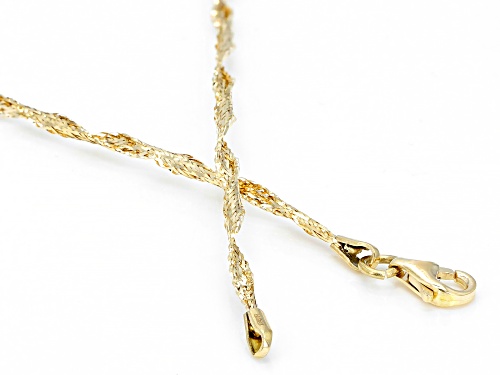 Splendido Oro™ 14k Yellow Gold Mesh Necklace 18 Inch - Size 18