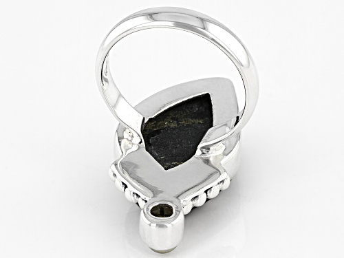 Artisan Collection of India™ Apache Gold & Pyrite Sterling Silver Ring - Size 8