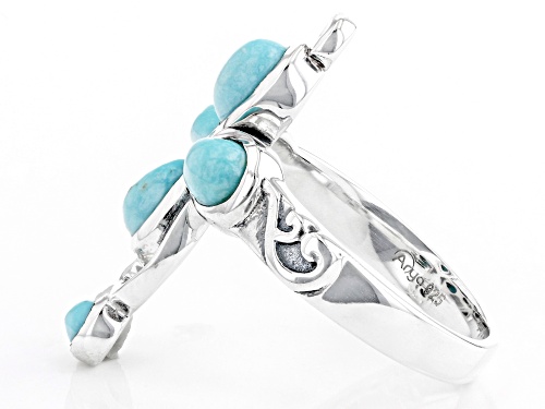 Artisan Collection of India™ Turquoise Sterling Silver Cross Ring - Size 8