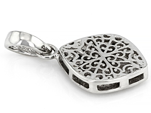 Artisan Collection of India™ Foil-Backed Polki Diamond Sterling Silver Pendant