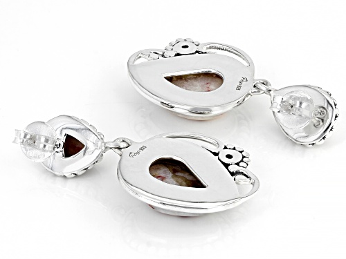 Artisan Collection Of India™ Rosalinda And 0.14ctw Ruby Sterling Silver Earrings