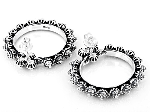 Artisan Collection of India™ Sterling Silver Dangle Hoop Earrings