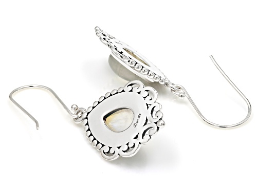 Artisan Collection of India™ 10x14mm Rainbow Moonstone Sterling Silver Earring